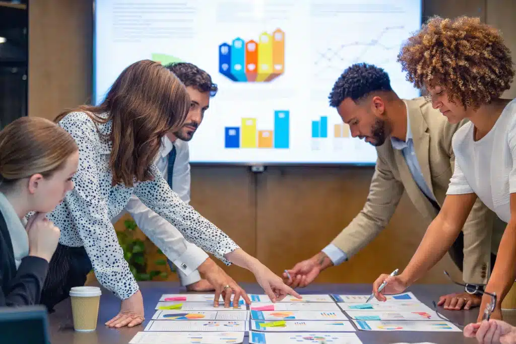 An internal team researches pay per lead marketing agencies to determine the best fit