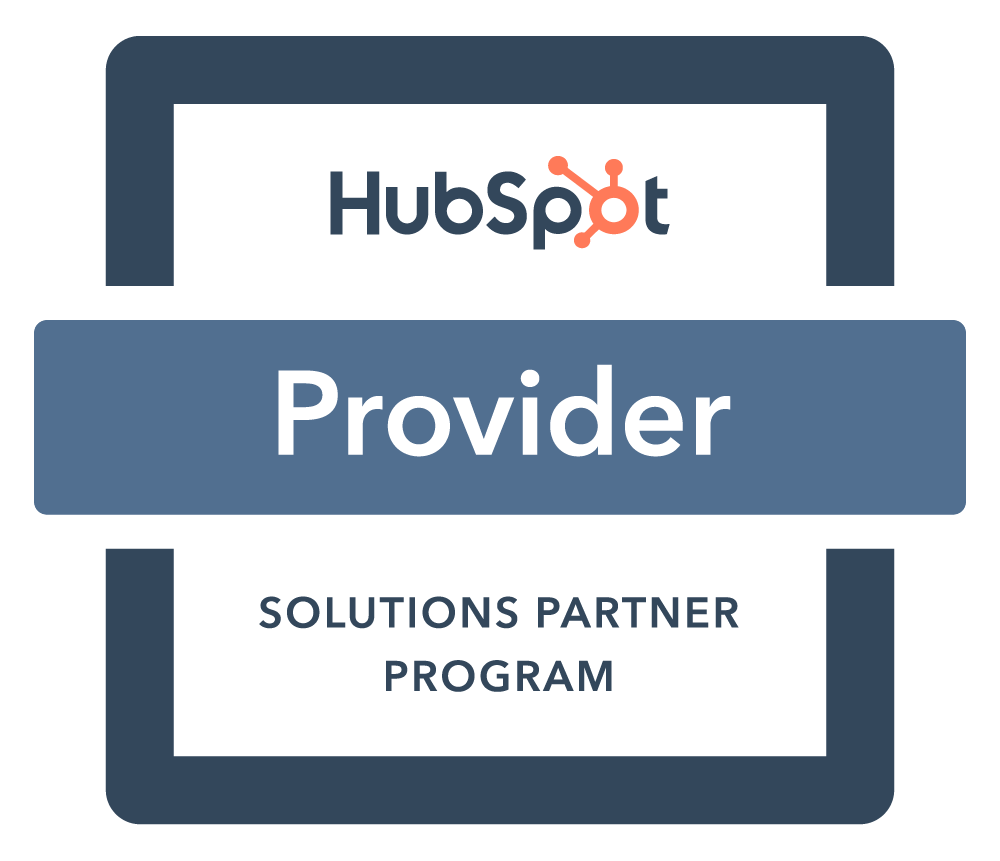 A graphic icon displays the logo for HubSpot Provider