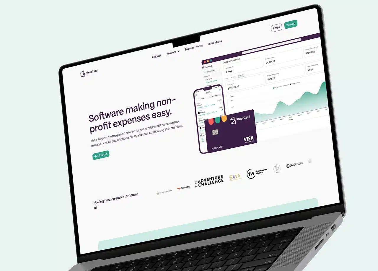 Sample image of a beautiful mobile website created by ClearBrand for a client