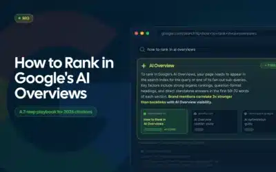 How to Rank in AI Overviews: A 7-Step Playbook (2026)